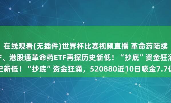 在线观看(无插件)世界杯比赛视频直播 革命药陆续筑底,华宝基金药ETF、港股通革命药ETF再探历史新低!“抄底”资金狂涌,520880近10日吸金7.7亿