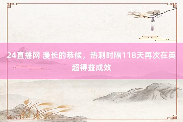 24直播网 漫长的恭候,热刺时隔118天再次在英超得益成效