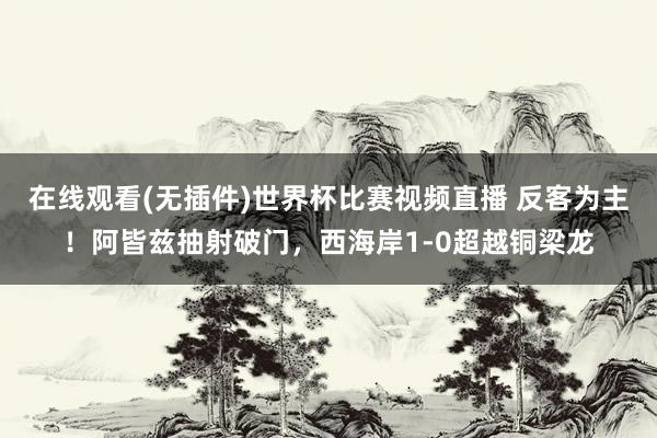 在线观看(无插件)世界杯比赛视频直播 反客为主!阿皆兹抽射破门,西海岸1-0超越铜梁龙