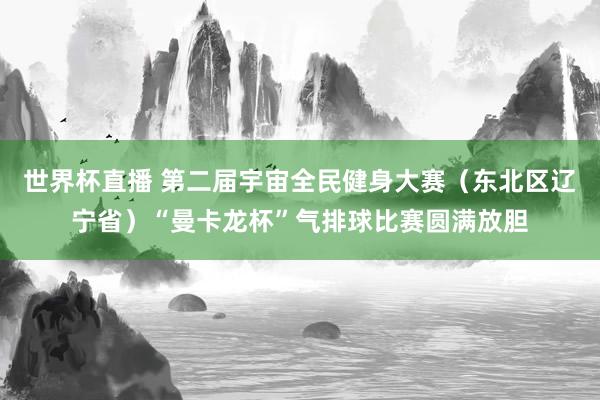 世界杯直播 第二届宇宙全民健身大赛(东北区辽宁省)“曼卡龙杯”气排球比赛圆满放胆